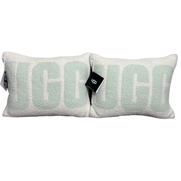 UGG Poppy Logo Pillow Set Of 2 - Picture 1 of 9
